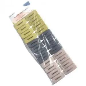 모던 빨래집게 24개입 주머니 클립 빨래집개 빨래집게중형 여행용빨래집게 빨레집게