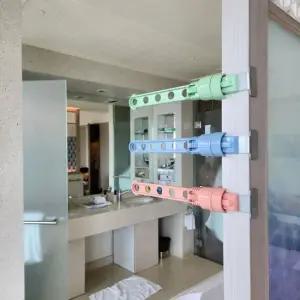 베란다 틈새 옷걸이 공간활용 행거 사이드 건조 방문