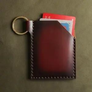 가죽 수제 카드 지갑 슬림형 남성 여성용 지갑 아도방 가죽 수제