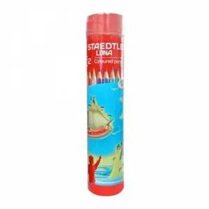 스테들러 루나 12색 원형 틴케이스 색연필 136 M12 TH 개(1개입)