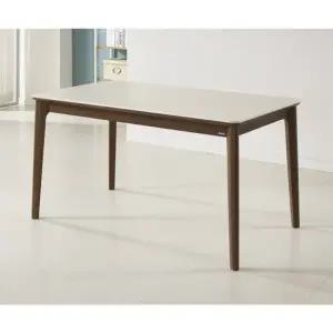 데코라인 에필로그 원목 세라믹 4인용 식탁 테이블 프레임 1400 방문설치