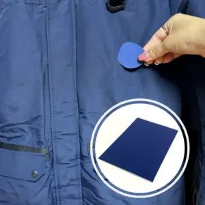 생활방수 잘라쓰는 수선 패치 스티커 남색 찢어진 패딩 빵꾸 보수 테이프