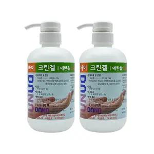 조은팜 크린겔 손 소독제 532ml 에탄올 손소독제 2개