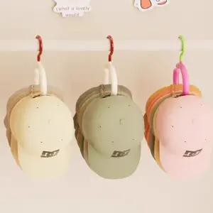 파스텔 원형 고리 원형 걸이 의류 모자 공간절약 정리 멀티수납걸이