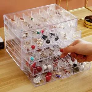 키밍 셀프네일 투명 글리터 보관함 수납 케이스