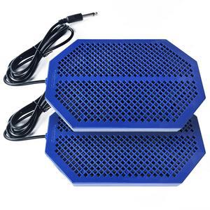 셀 스파 2팩 CS-1000 두 배 강력한 9인치 x 5.5인치 이온 디톡스 족욕 배열 코일 스테인리스 스틸 아쿠아 클렌징 대부분의 1/4인치 플러그형 기계(소금 패키지 없음)와 호환됩니다