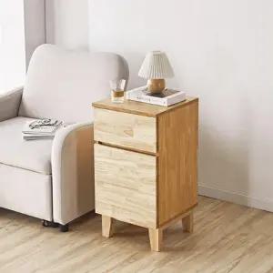 빅피처가구 LPM 고무나무 원목 협탁 400 수납장 (착불)