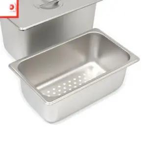 스텐타공밧드 푸드팬 6인치 타공밧드(뚜껑포함)