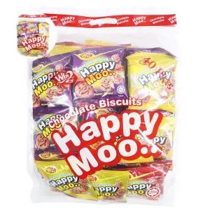 (제스트)초콜릿 비스킷 해피무 40개 1묶음 초코 과자 해피무