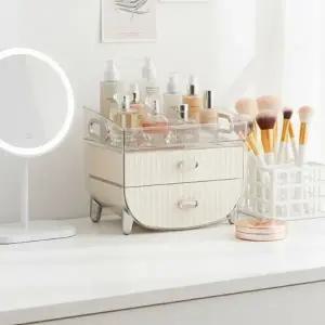 [아도라하우스]화장대정리 화장품 수납 보관함 오픈형