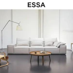 [롯데백화점]에싸 [25만원상당 백레스트증정]킨슬러 4인 리브 패브릭 소파+스툴