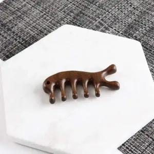 두피 마사지 리프팅 우드 지압 승모근 괄사 도구