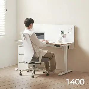 [아씨방가구]리프트 전동 스탠딩 모션데스크 1400 (책상+서랍+파티션)