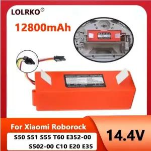 2025 12800mAh 리튬이온 BRR-1P4S-2600D 배터리 로보락 e352-00 / s502-00 스위프 원 샤오와 C10 E20 E35