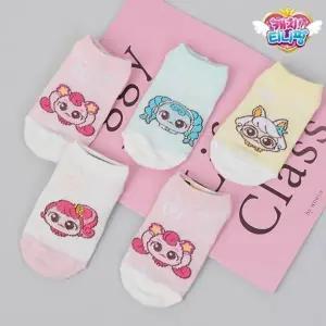 [하프클럽/셀러허브_여성트랜드패션]여아동용 캐릭터양말 5개 N3015 아동용