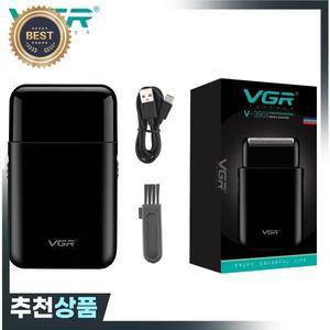 VGR 휴대용 미니 전기 면도기 전문가용 USB 충전 수염 트리머 남성용 V 390