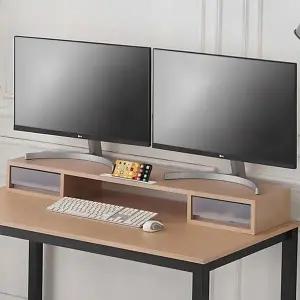 웰우드 디피로 1100 서랍형 듀얼 모니터 받침대 완제품 MT-01