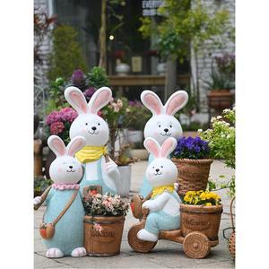 스 정원 야외 테이블 라탄 실외 조형물 철제 장식 세트