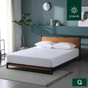 [지누스]아이언라인 하이브리드 침대 프레임 (Q)