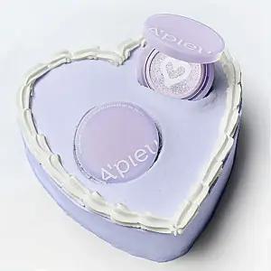 어퓨 톤업 선쿠션 워터락 라벤더 보라 쿠션 SPF50+ MNS