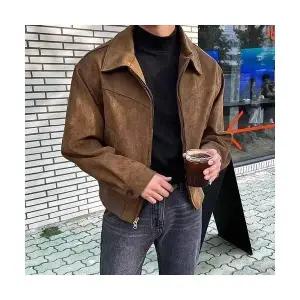 남자 가을 자켓 메일라드 빈티지 스웨이드 점퍼 봄 쇼트 항공 원픽3