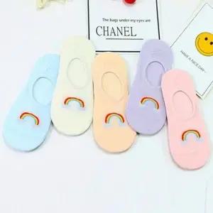 준캡 아동양말 봄 여름 신상 레인보우 페이크삭스 5족세트 면양말 유아동양말세트 어린이