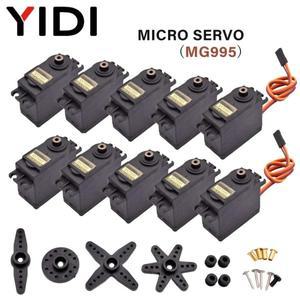 2/4pcs 180 360 MG995 Arduino 메탈 기어 서보 모터 서보 모터 토크 DIY RC 자동차 로봇 헬리콥터 모델 원