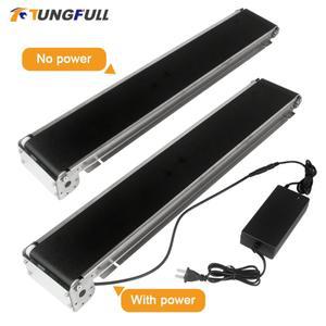 스테인레스 스틸 미니 컨베이어 PU 벨트 자판기, DC 트랙 화물 레인 자동 컨베이어 벨트, 600mm, 552mm