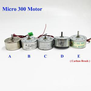 1PC 마이크로 24mm 직경 RF-300 라운드 모터 DC 3V 3.7V 5.9V 6V 12V 자동차 오디오 AV CD DVD 플레이어/장