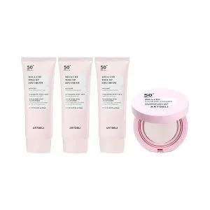 아트델리 멜라컷 톤업 선크림 50ml x3 + 선쿠션 15g