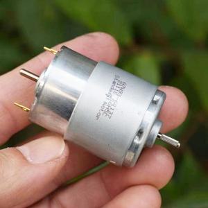 표준 마이크로 385 전기 모터 더블 샤프트 미니 DC 12V 18V 24V 10500RPM 2.3mm 샤프트, 탄소 브러시 장난