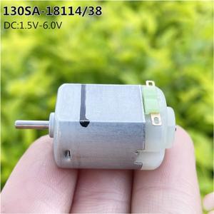 5 개/몫 마이크로 미니 130 금속 브러시 전기 모터 DC 1.5V 3V 6V 18000RPM RC 4WD 장난감 자동차/팬에 대
