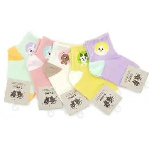 유치원 어린이집생일답례품 등원양말 키즈 7세여아양말 5켤레 유치원답례품