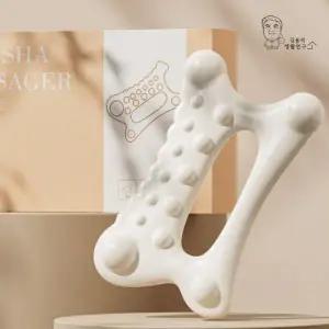 흐름 괄사 도구 얼굴 바디 두피 승모근 셀프 마사지기