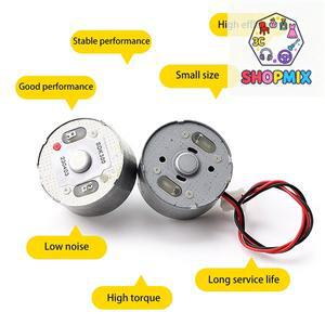 RF-300C 미니 300 모터 DC 1.5V -6V 7000RPM 마이크로 24.4MM 원형 스핀들 모터 저전류 DIY 태양광 팬 취미