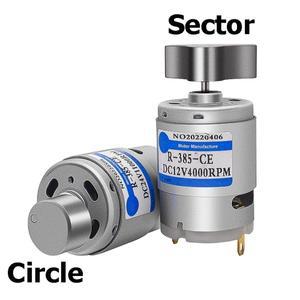 RF-385 미니 고속 진동 모터, DC 12V, 4000RPM, 적당한 편심 진동 전기 모터, 마사지기