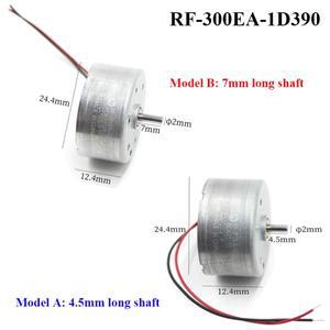마부치 RF-300EA-1D390 미니 300 모터 DC 3.7V 5V 6V 7000RPM 마이크로 24mm 원형 스핀들 모터 DIY 취미 장