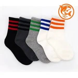 부드러운 아동용 중목 양말 귀여운 일상 아동 필수 양말