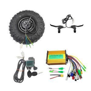 전기 수레 허브 모터 키트, 오프로드 러프 타이어 휠, 모든 지형, 24V, 36V, 48V, 350W, 500W, 14.5 인치