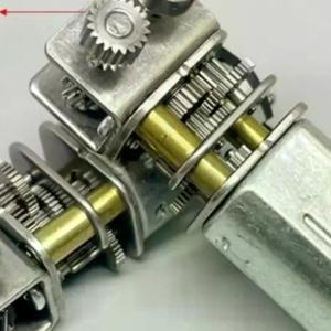 3D 프린팅 핀터 펜 기어 모터, 미니 터보 웜, 풀 메탈 기어박스, 직각 출력, 120RPM, DC 3V-6V