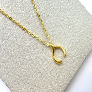 24K 순금 1돈 위시본 목걸이(18K 연결고리 장식)