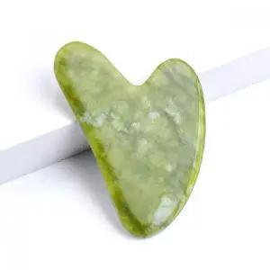 [콩심팥심]쿨링 마사지 도구 자연석 혈액 순환 완화 괄사 스톤