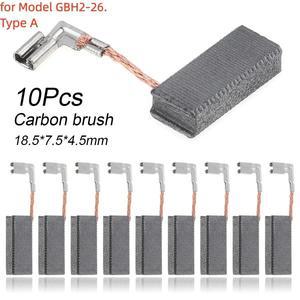 10Pcs GBH2-26 GWS6-100/TWS6600/6-125/8-100/6700 카본 브러쉬 전기 해머 임팩트 드릴 카본 브러쉬 전동