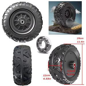 어린이 전기 자동차용 29CM/11.4'' EVA 솔리드 고무 타이어, 1.2cm/0.47in 자동차 탑승 악어 타이어 업그