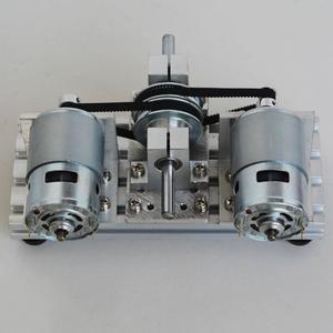 12V 24V DC 듀얼 스핀들 모터 드라이브 키트 775 795 895 DC 모터 대형 토크 타이밍 벨트 풀리 60 80 톱니