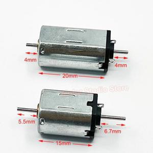 1PC 10mm * 12mm N30 N20 이중 샤프트 모터 6V-12V 15000RPM/20000RPM 이중 축 대형 토크 DIY 장난감 자동