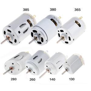 RS365 마이크로 DC 모터 3V 6V 12V 130 R140 R260 R280 R365 R380 RS385 카본 브러쉬 전기 모터 헤어 드라