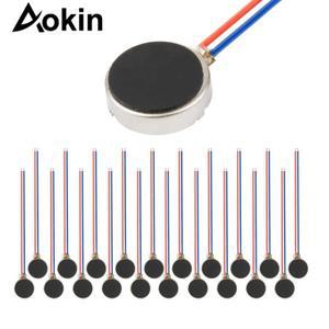 10Pcs 미니 진동 모터 DC 3V 12000rpm 플랫 코인 버튼 유형 모바일 휴대 전화 호출기 태블릿 용 마이크로 D