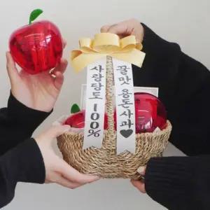 어버이날선물 문구커스텀 리본화환 사과용돈바구니 돈박스