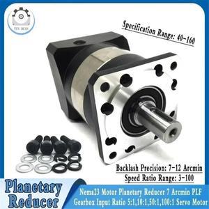 고정밀 Nema23 Nema34 유성 감속기 비율 5:1 10:1 60mm 80mm 90mm 110mm 서보 모터 감속 기어 박스 기어